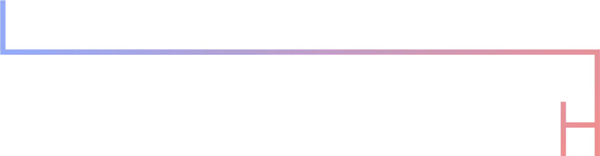 Decorative line with the Luxhost H mark