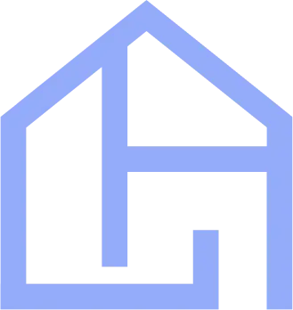 Luxhost house logo outline